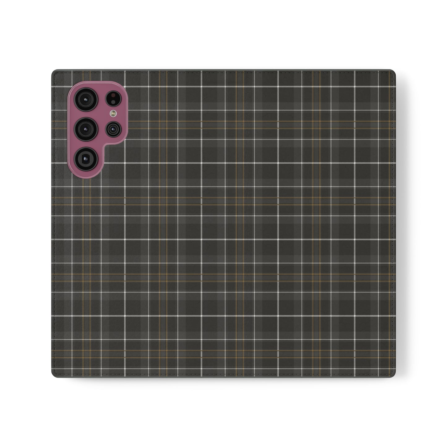 Gray Hunting Plaid Flip Cases