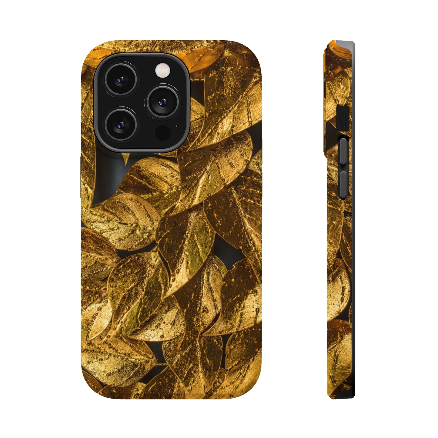 Fall of golden leaves