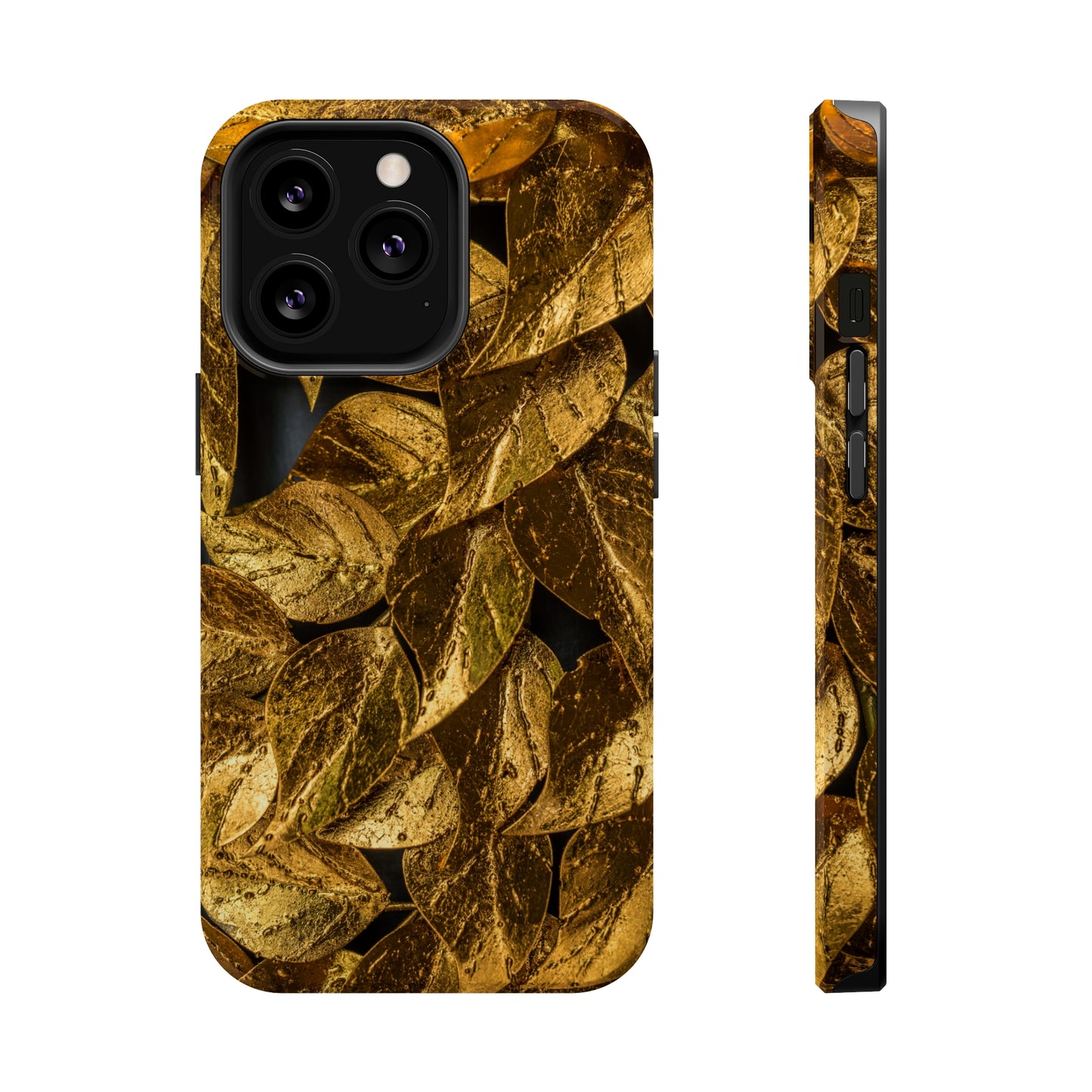 Fall of golden leaves