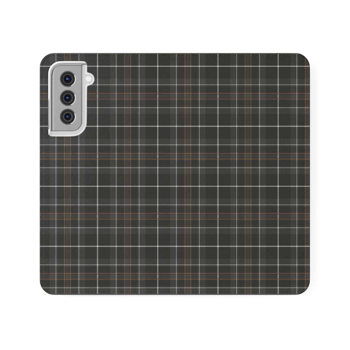 Gray Hunting Plaid Flip Cases