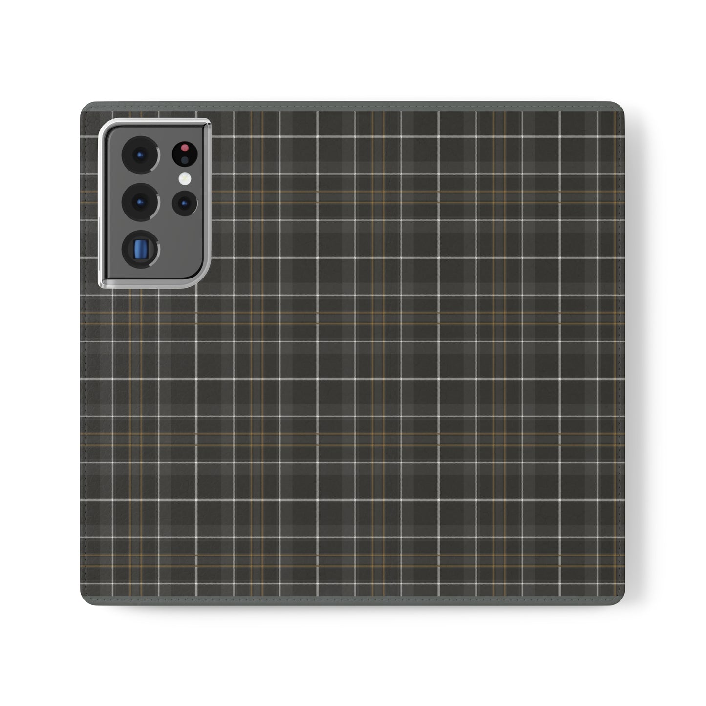 Gray Hunting Plaid Flip Cases