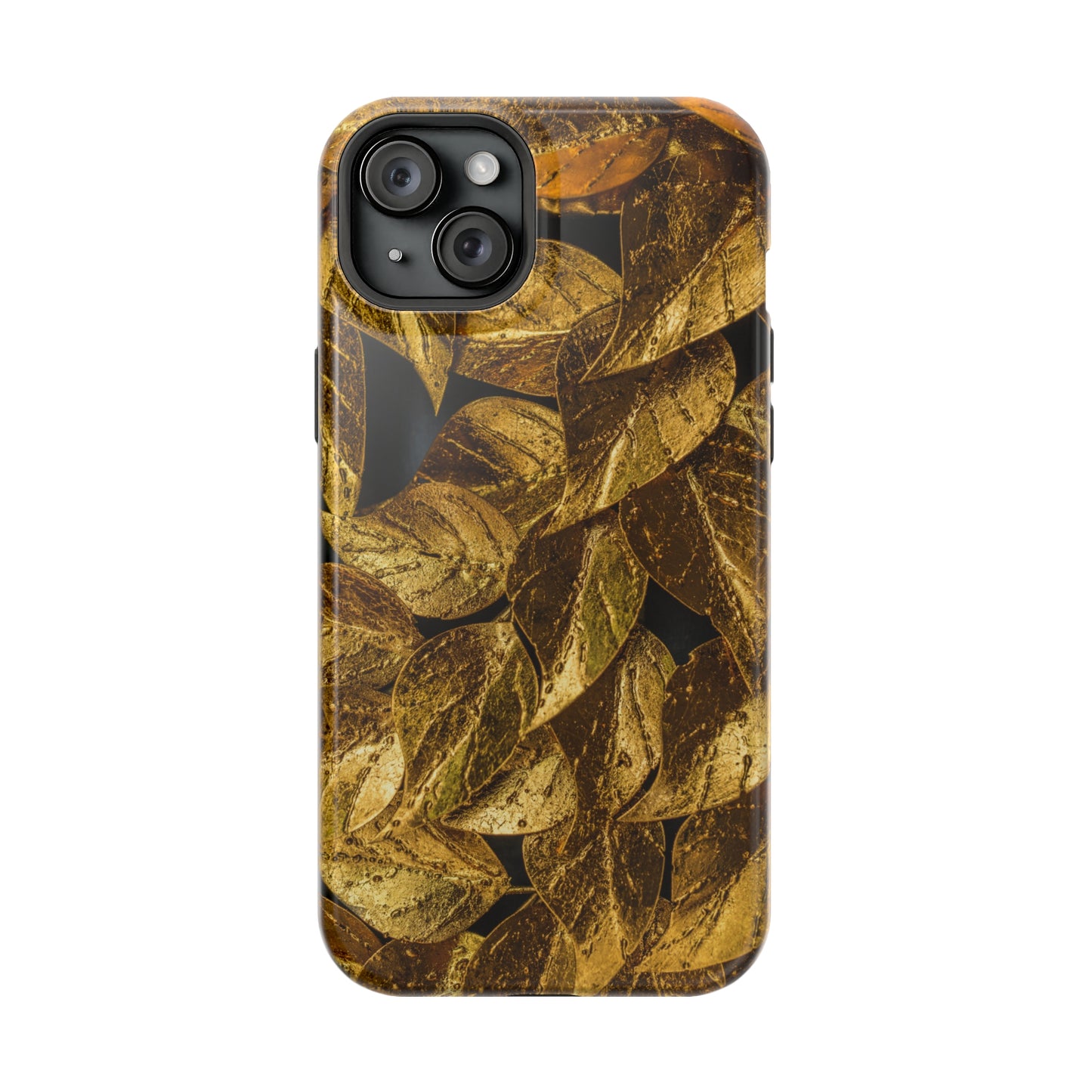 Fall of golden leaves