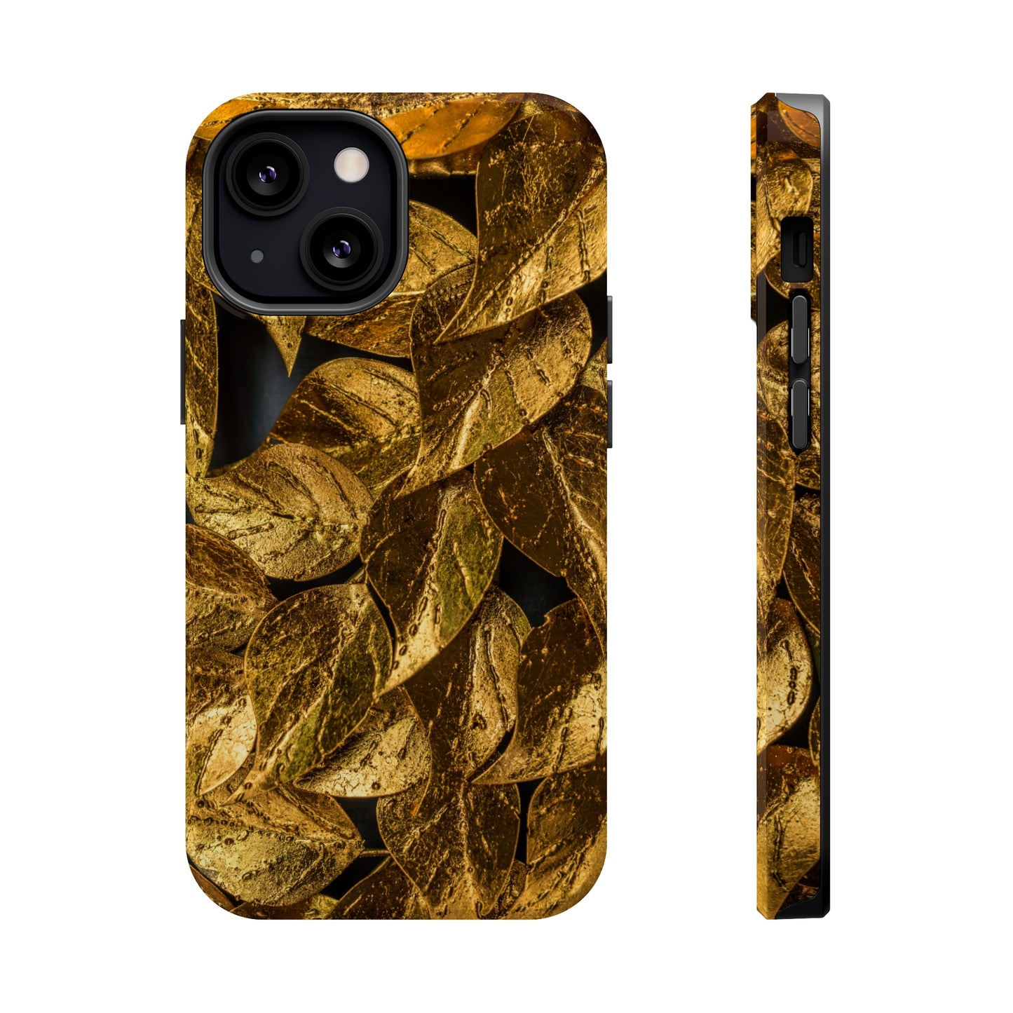 Fall of golden leaves