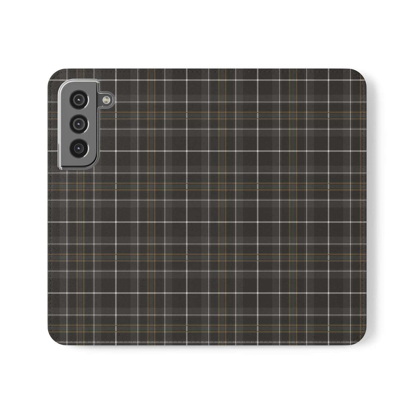 Gray Hunting Plaid Flip Cases