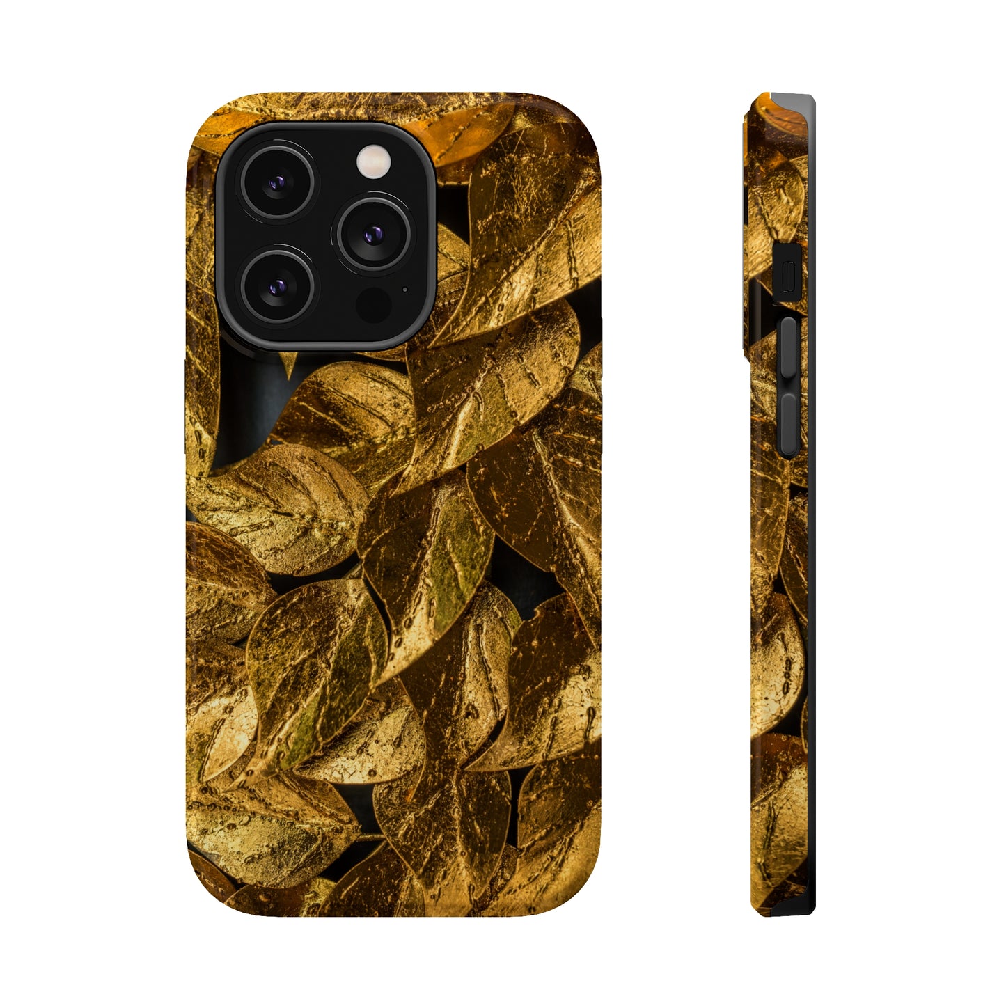 Fall of golden leaves