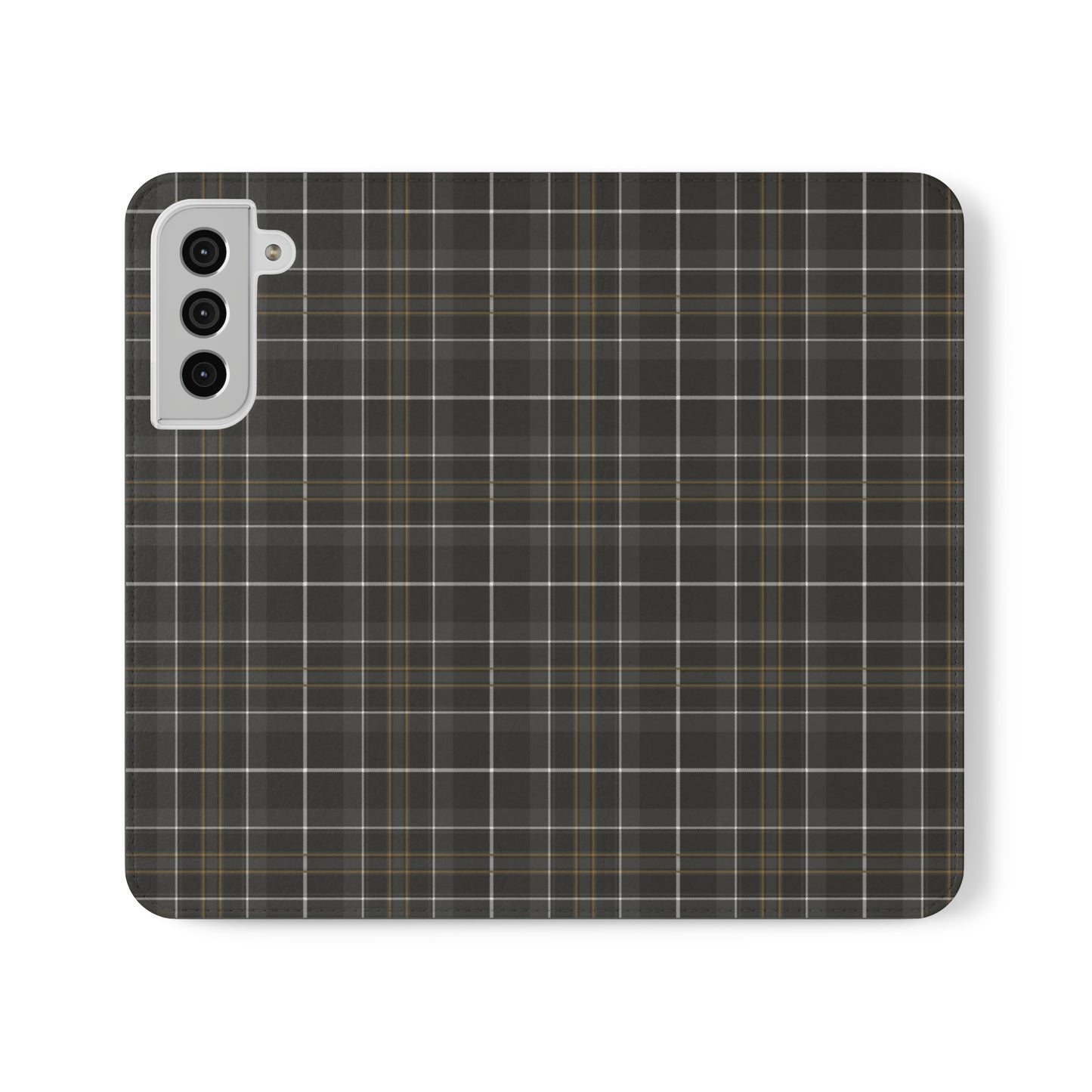 Gray Hunting Plaid Flip Cases