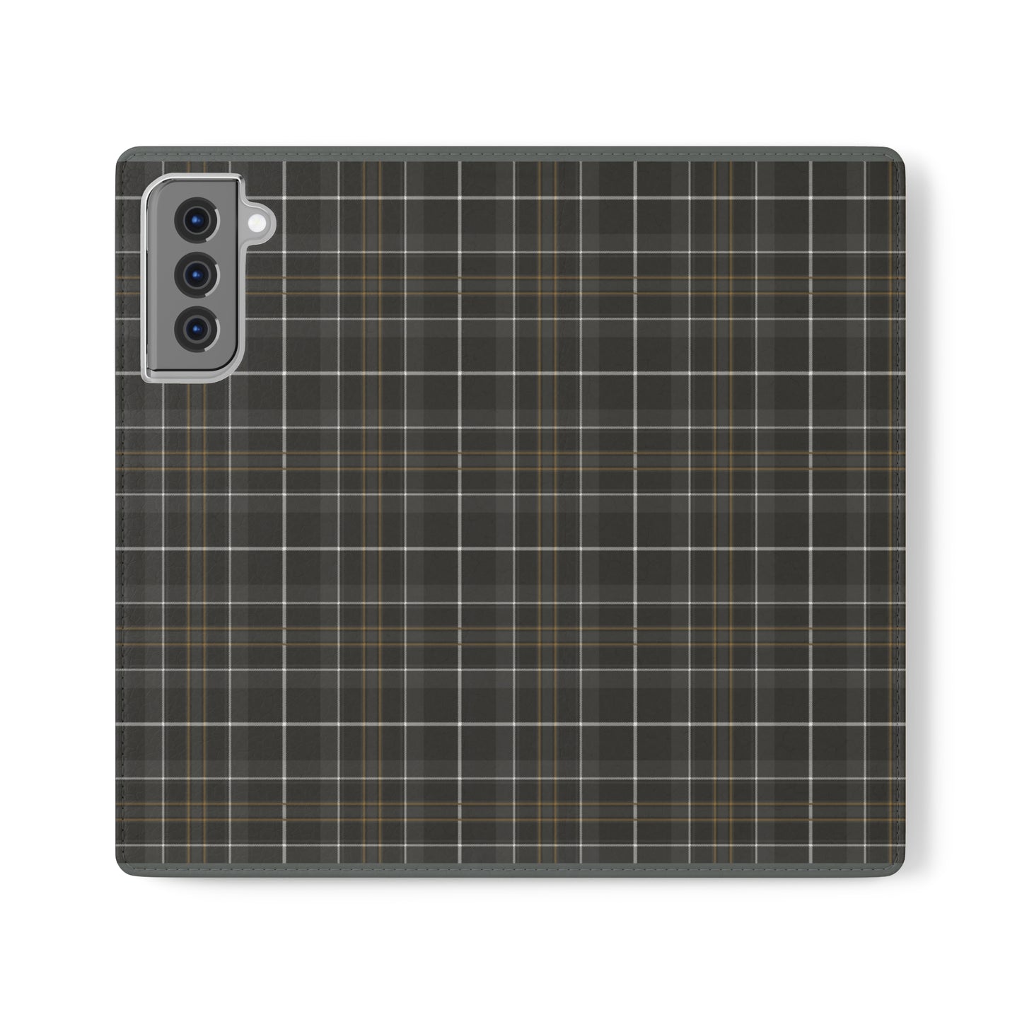 Gray Hunting Plaid Flip Cases