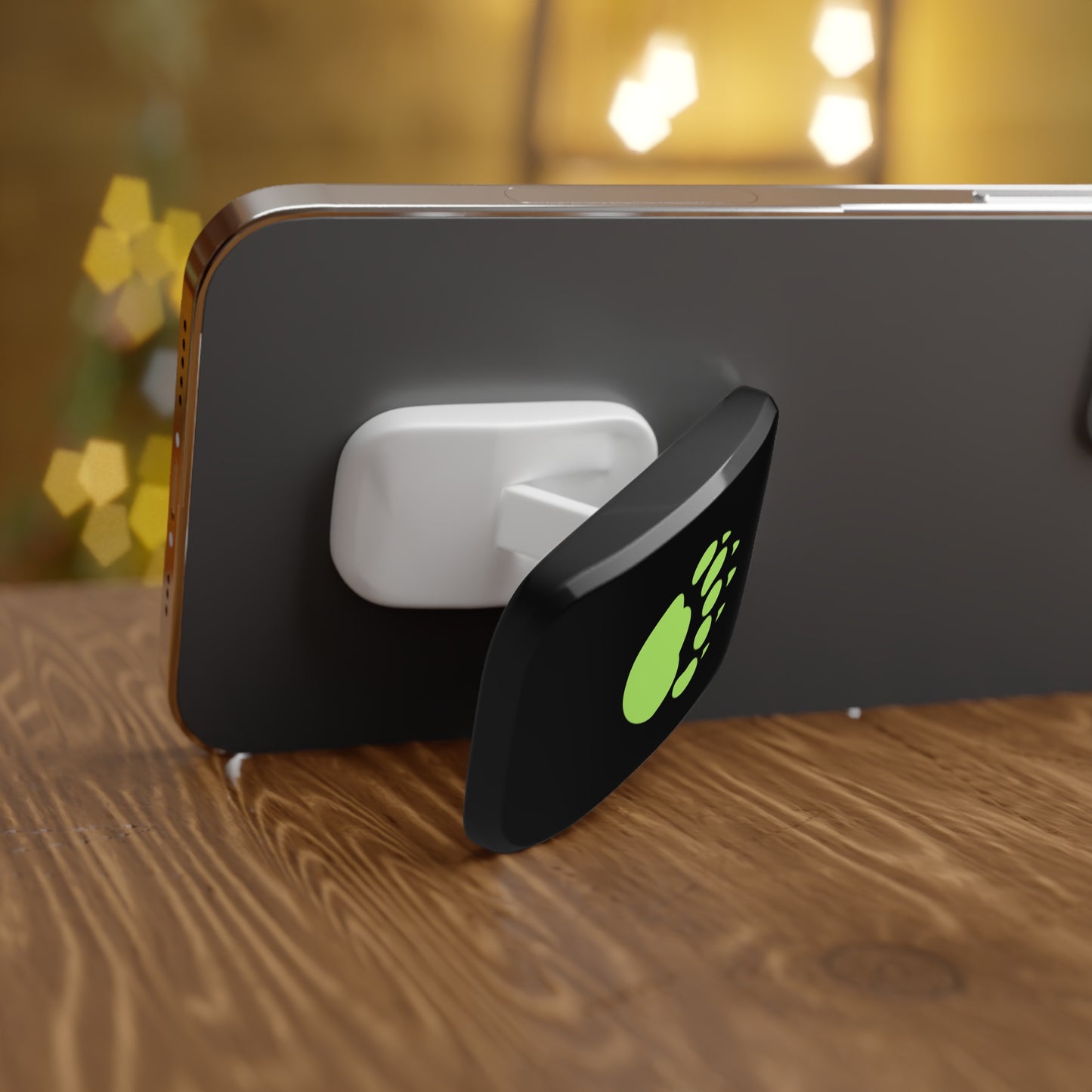 Lime Print Click-On Grip